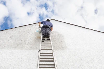 Peinture extérieure à la Grande-Fosse — façades et ravalement